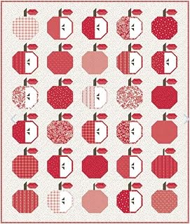 RBD Designers Riley Blake 애플 시즌 퀼트 박스 키트, Jennifer Long of Sew A Story의 패턴 포함, 퀼팅, 의류, DIY 공예 및 홈 데코에 적합