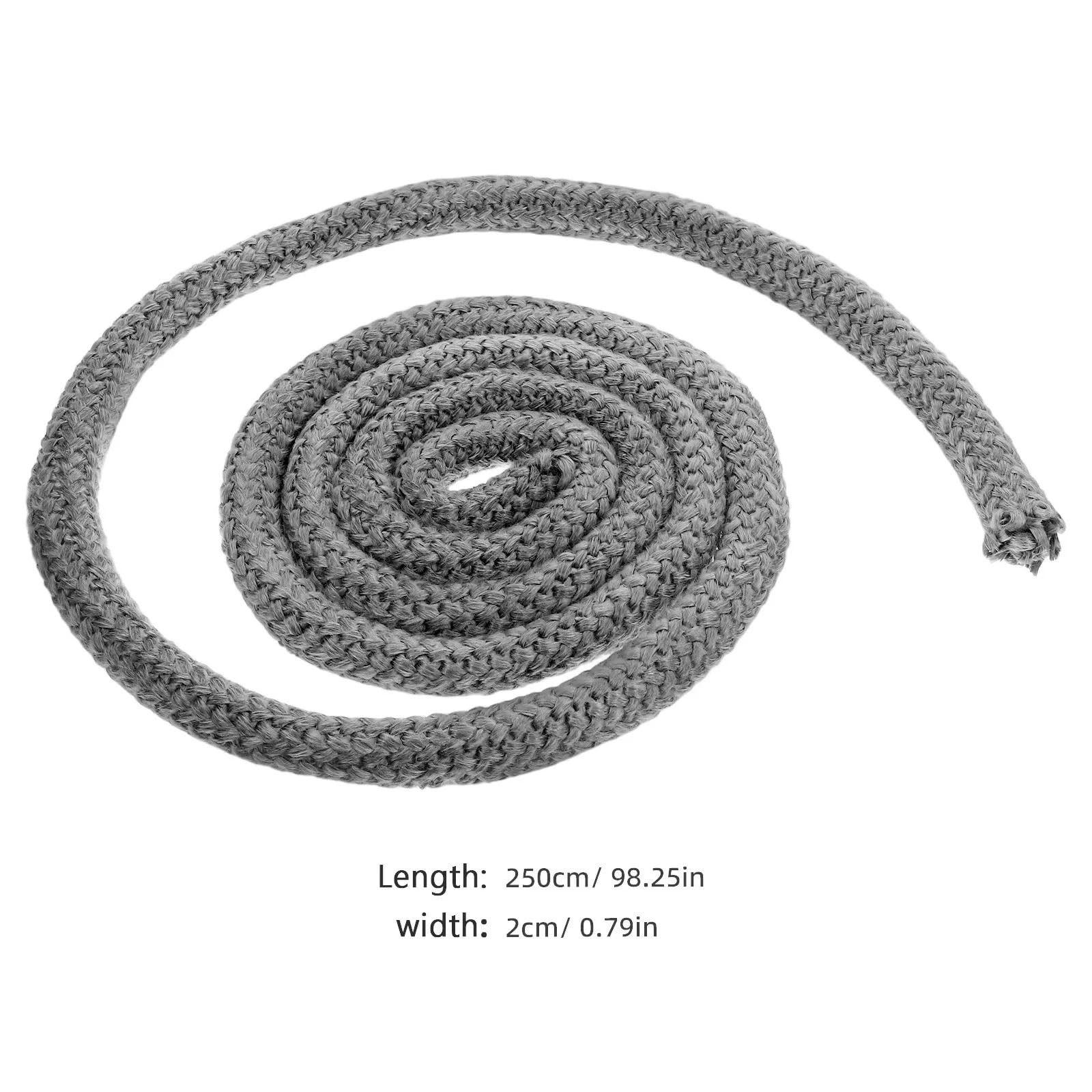 Guarnizione Porta Guarnizione in corda in fibra di vetro 20 mm x 2,5 m | Guarnizione for stufa a legna, guarnizione for porta del camino, parti di ricambio