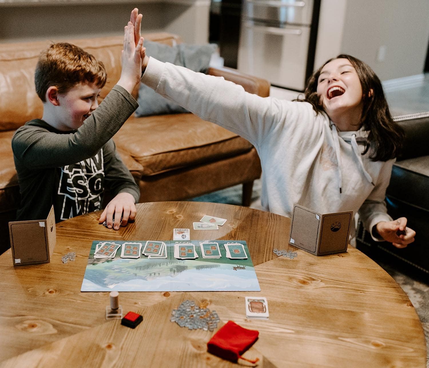 HABA Mountains - A Collecting Game Requiring Memory, Strategy and a Bit of Luck - for 2-5 Hikers Ages 8+ (Made in Germany)