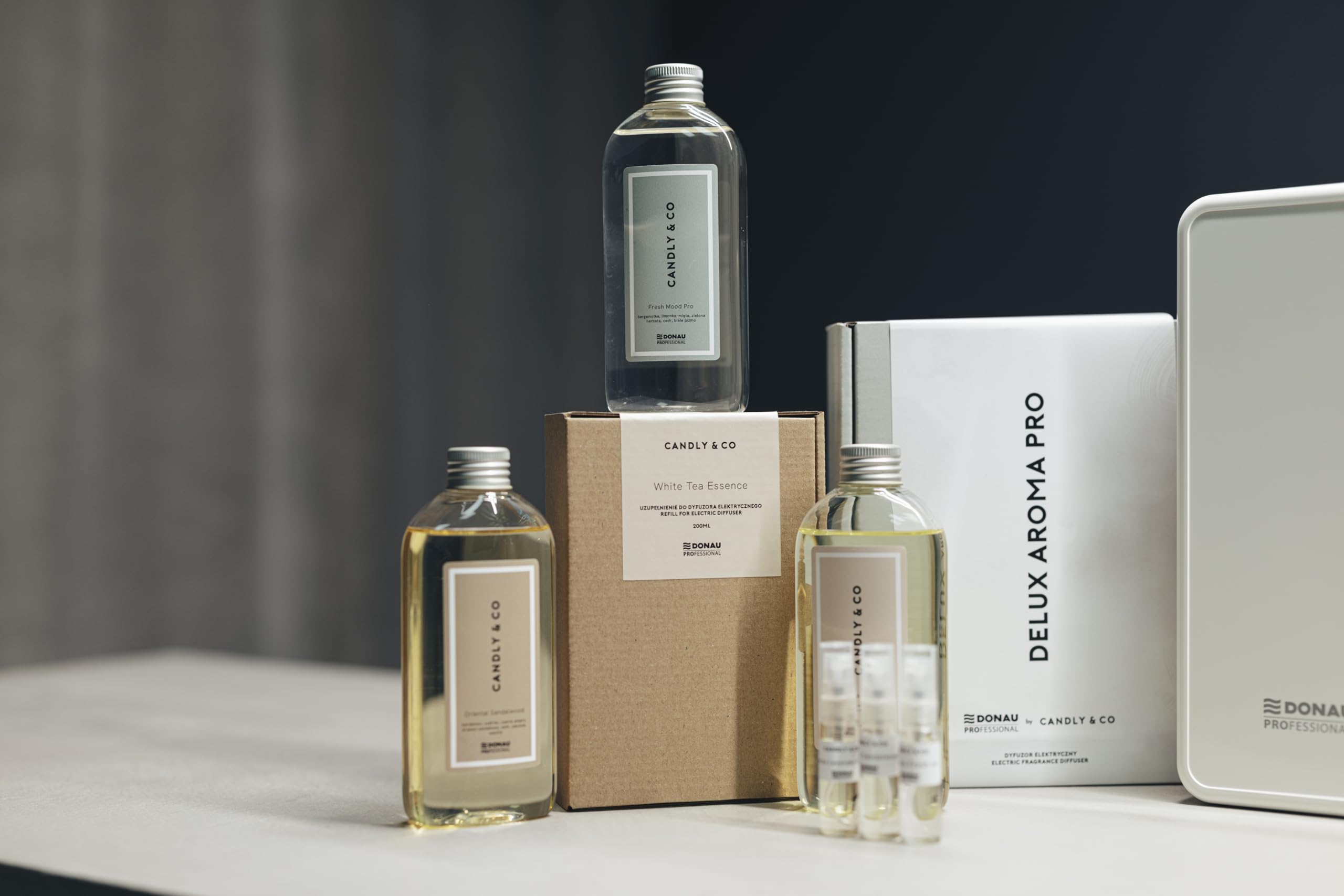 by CANDLY&CO Recambio para difusor eléctrico/Ambientador Hogar/200 ml/Fresh Mood Pro/Automático/Esencia para casa/Aromaterapia
