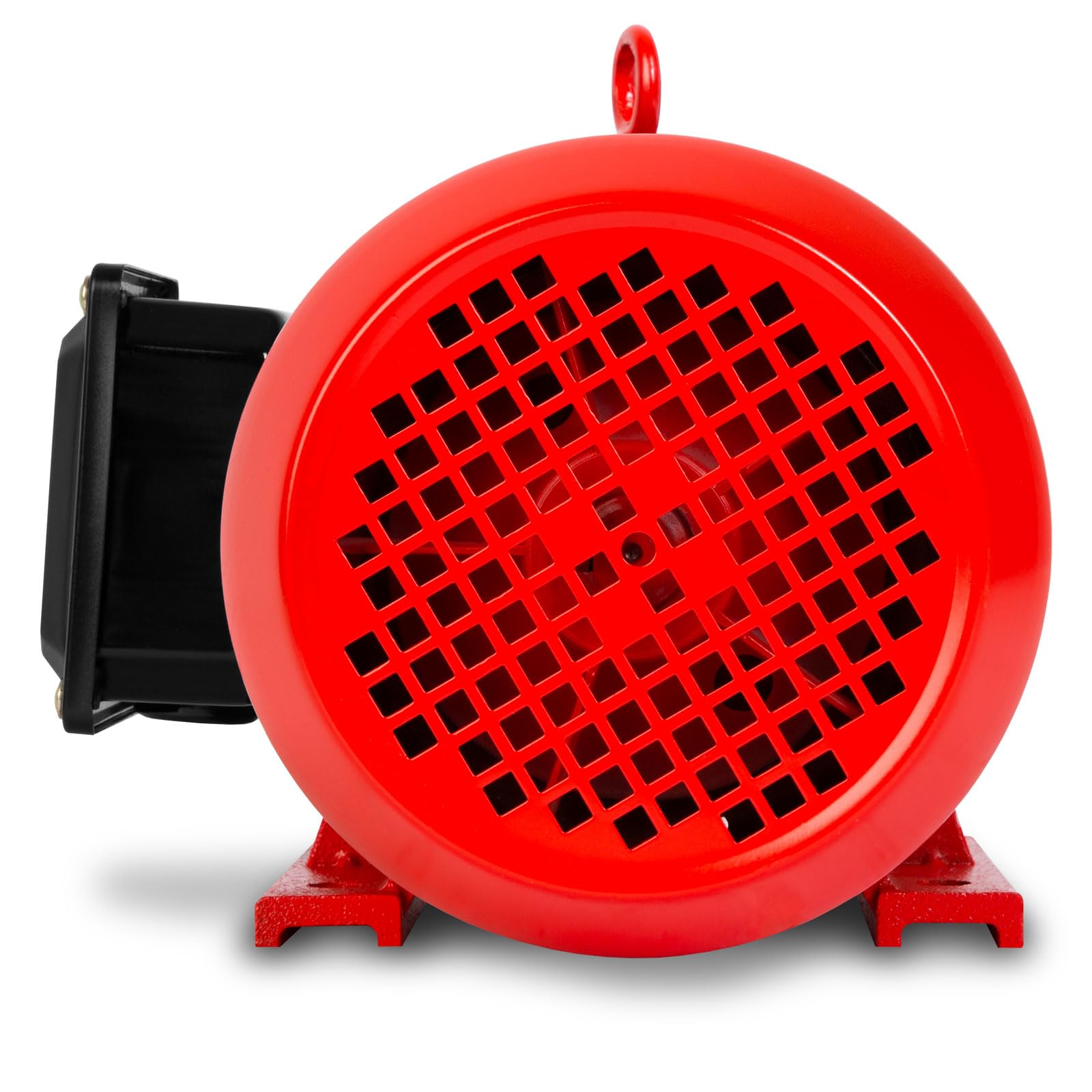 EBERTH 400V Motore Elettrico Trifase con 3kW di potenza, Motore Compressore in alluminio, velocità 2880giri/min, corrente 6,4A, fattore di potenza 0,95, motorino asincrono per uso industriale, 32kg