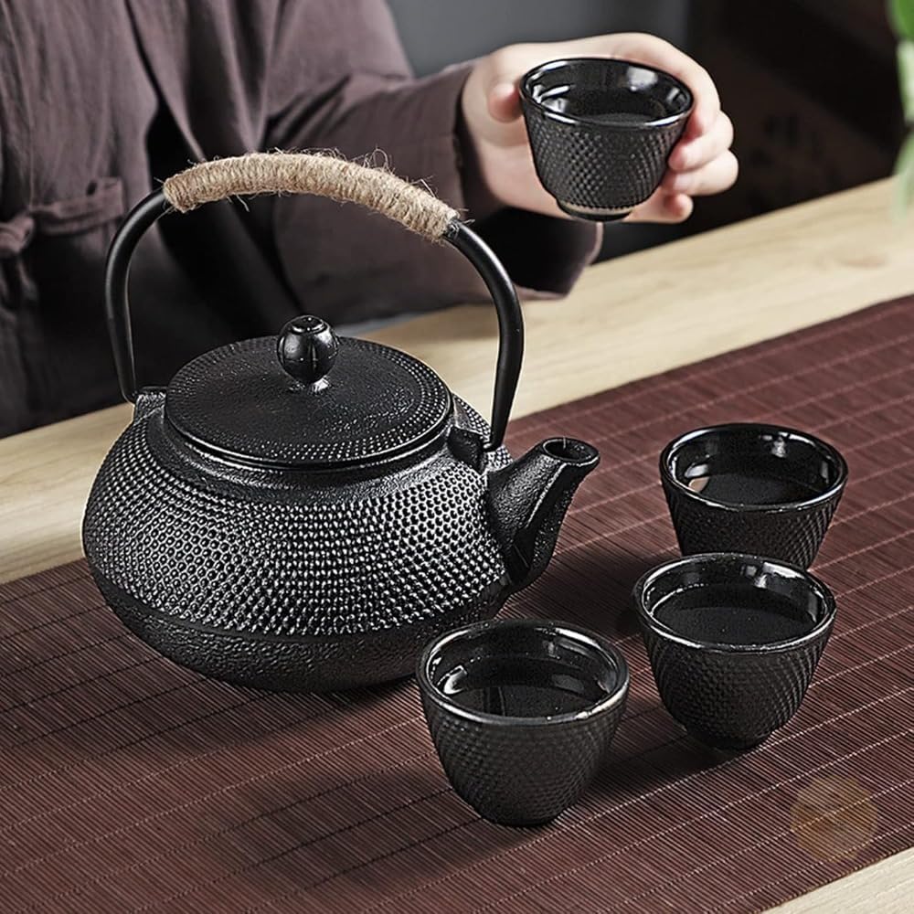 鉄器 急須 伝統工芸 手作り 鉄分補給 鉄瓶　SY-006 Amazon | Poixmoc 南部鉄器 鉄瓶 800ml 日本製 伝統工芸品 IH 対応 直