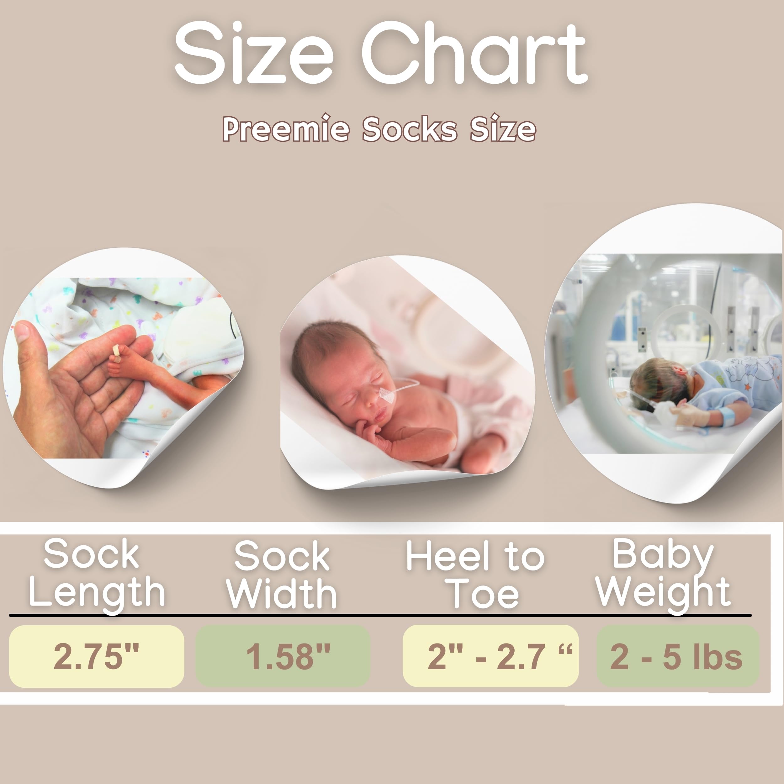 Calcetines básicos para bebés y niños recién nacidos (6 paquetes) – Calcetines prematuros de algodón orgánico – imprescindibles para pies pequeños