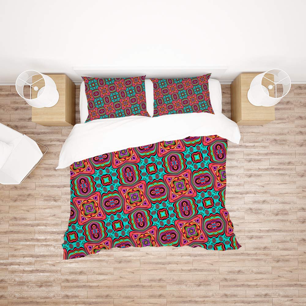 Parure de lit King Size idée cadeau de Noël 3 pièces pour embellir la chambre
