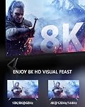 8K HDMI 2.1 Cable 6ft 48Gbps, Stouchi (Certified) Ultra High Speed HDMI Cables, 8K60Hz 4K120Hz 144Hz eARC HDCP 2.2&2.3 SBTM HDR10+ Dolby Compatible with PS5/PlayStation 5/Xbox Series X/Apple TV 4K