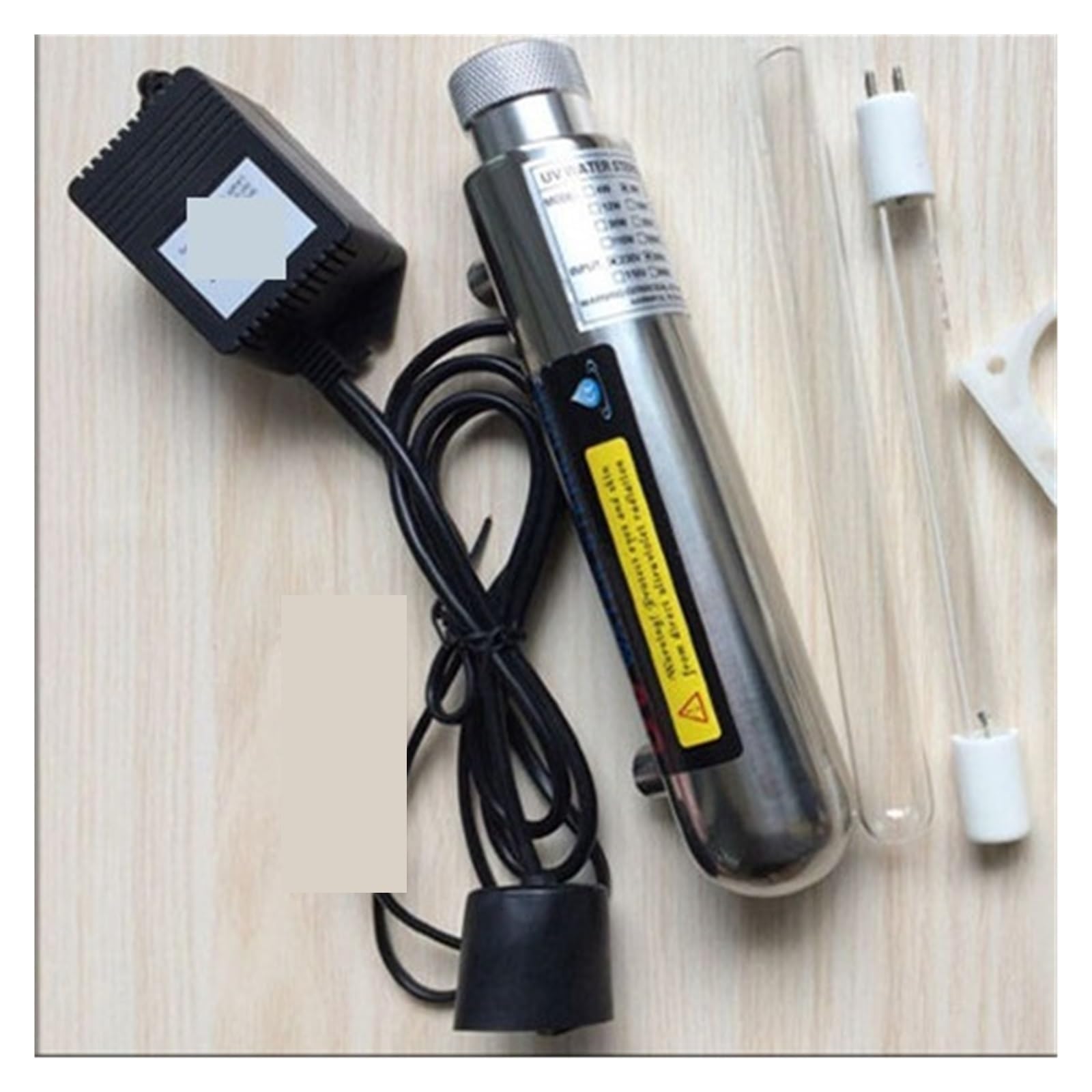 Wasserfiltersystem, 110/220 Edelstahl-UV-Wassersterilisator, UV-Röhrenlampe, direkter Getränkedesinfektionsfilter, Aquarium-Reiniger