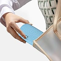 Vista 7 de RayLove Paquete de 3 fundas rígidas para lentes de lectura grandes