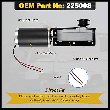 it Amazon.com: 225008 RV Slide Out Motor & Gear Housing