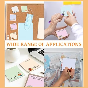 Lawyer Sticky Notes Gifts - 9 PCS Funny Attorney Notepads 3x3 Inches, Lawyer Gifts for Women Men, Law Self-Stick Memo Pads, Legal School Office Supplies for Students Coworkers (450 Sheets)