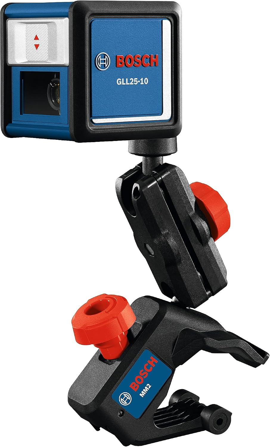 Bosch GLL25-10 30ft Multi-Use Self-Leveling Vertical and Horizontal Cross-Line Laser Level , Red