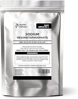 Sodium Hexametaphosphate (SHMP; Glassy Sodium) (Na(x+2) PxO(3X+1) x=12) - Chemical (0.5lb)