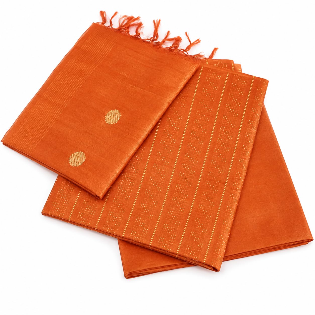 haider ali and sons HAIDER ALI Handloom Semi Tussar Silk Unstitched Suit Set for Women with Dupatta | Salwar Suit Dress Material for Women & Girls | Top - 2.5 Mtrs, Bottom - 2.50 Mtrs & Dupatta - 2.3 Mtrs(02)-picture-15