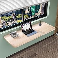 Vista 2 de Escritorio plegable para cocina y comedor, escritorio de computadora con estación de trabajo, banco de trabajo flotante para oficina en casa, cuarto