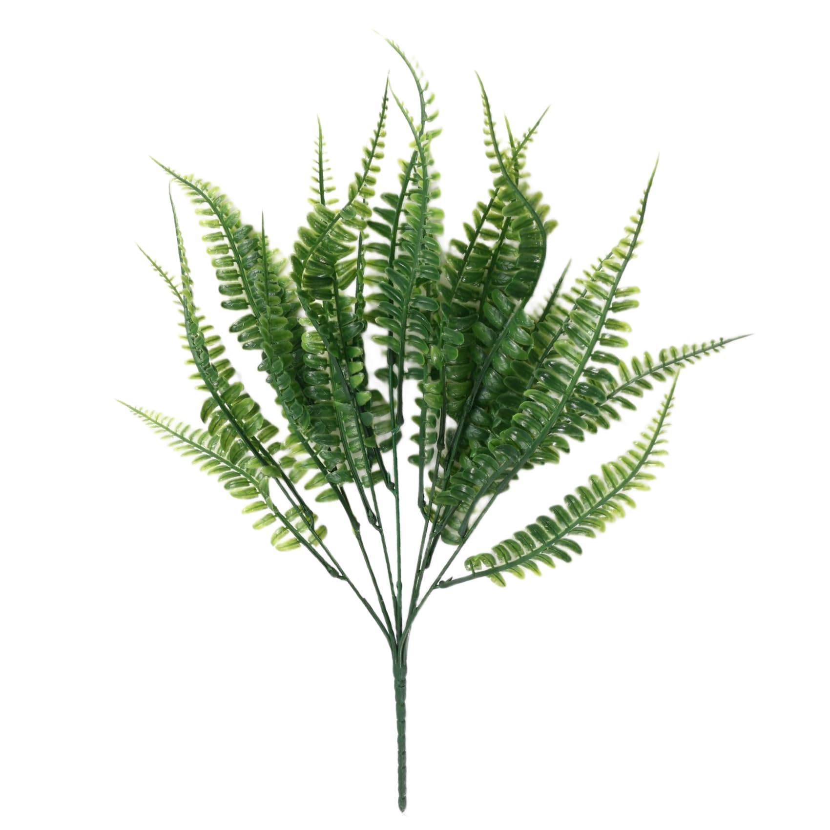 CTRLZS Outdoor & Indoor Large Artificial Ferns, Realistic Boston Faux Plant, Suitable for Planter and Porch Entrance A