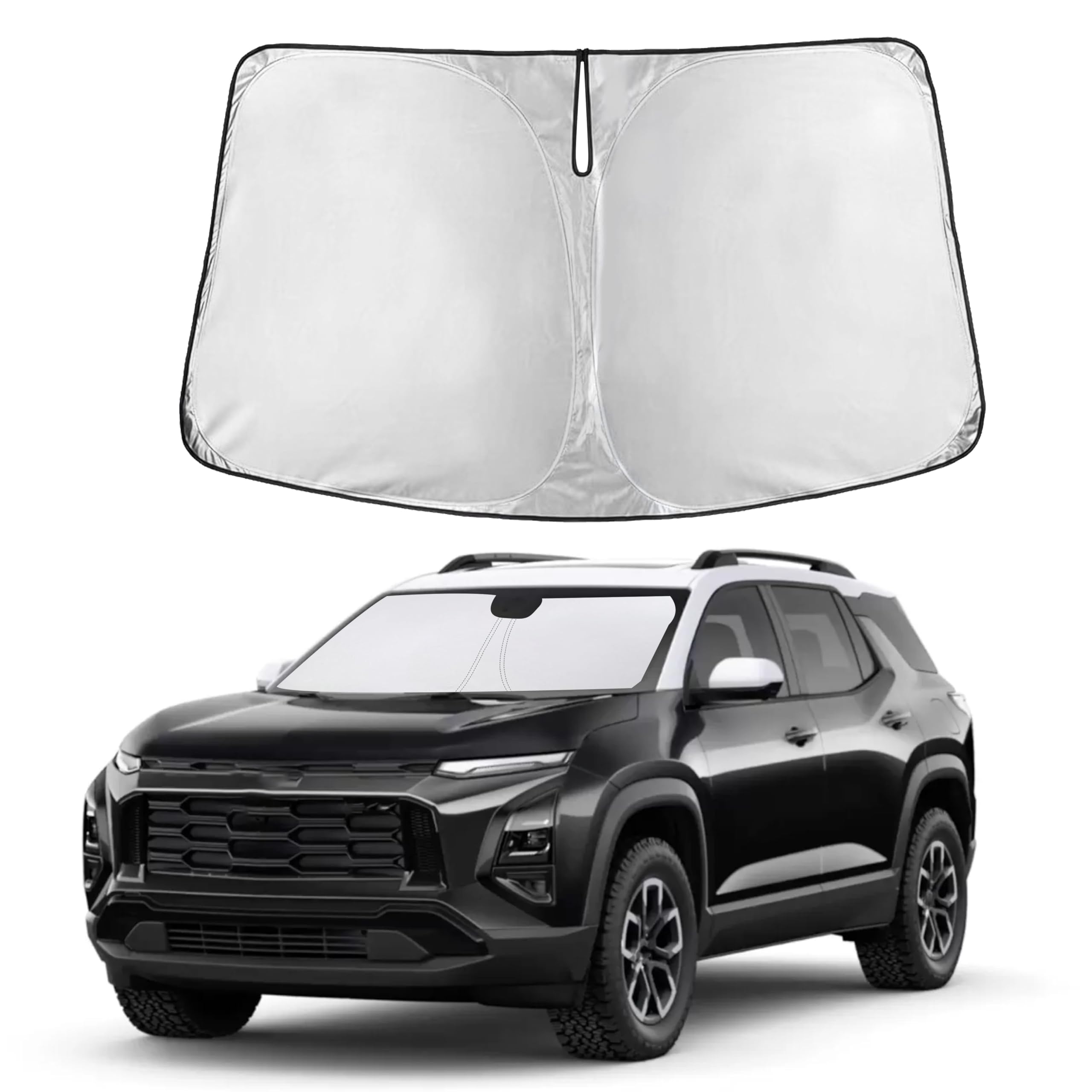 Autovir Windshields Sun Shade Fit for 2024 2025 2026 Chevrolet Equinox Ev