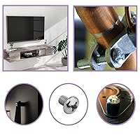 Vista 8 de MroMax 30 tornillos de máquina Phillips de cabeza plana M2 x 0.197 in, acero inoxidable 304 18-8, rosca completa, tornillos de cabeza cruzada gris