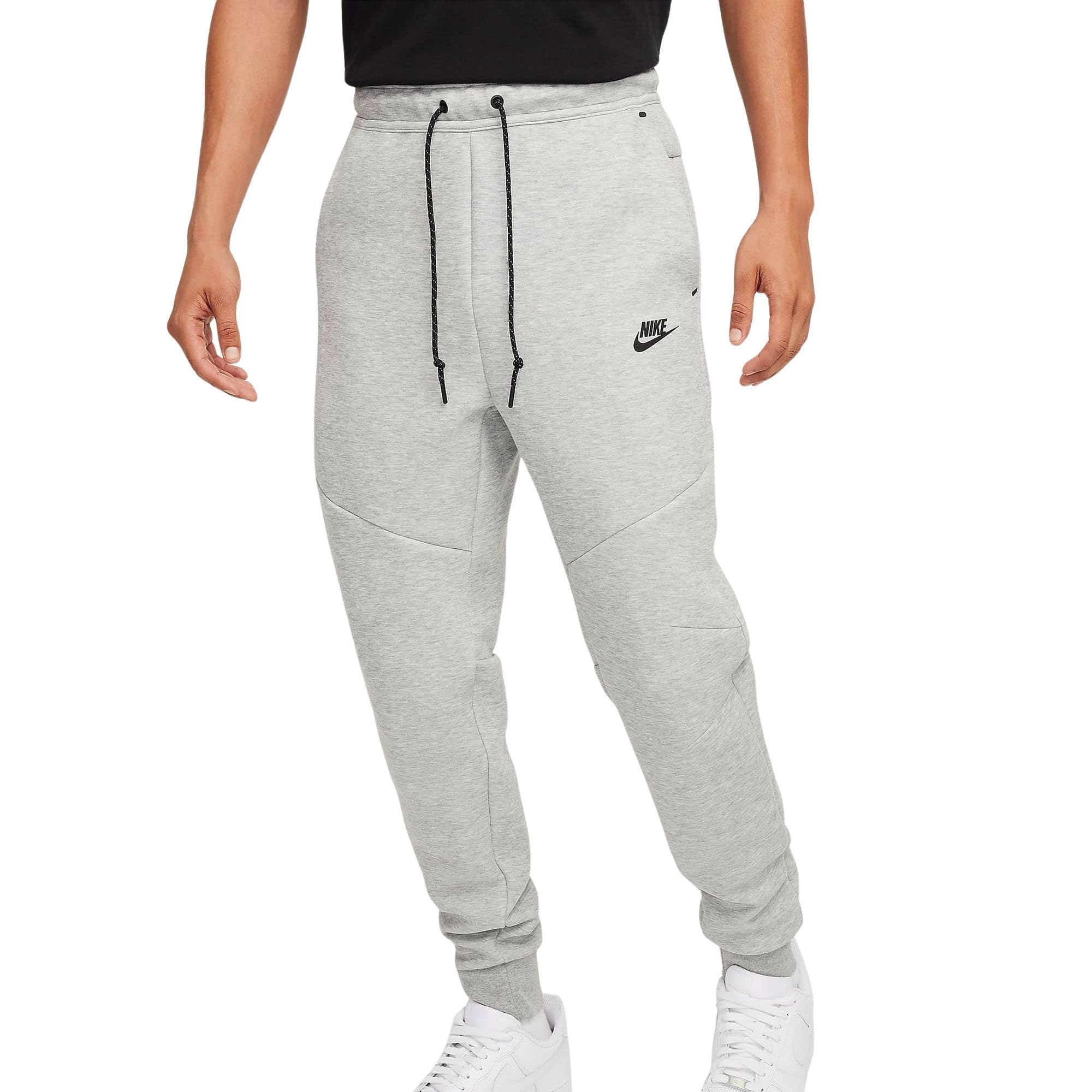 Nike Men's Tch Fleece Sweatpants, Dk Grey Heather/Black, L