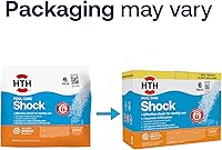Vista 5 de HTH 52030B - Tratamiento para piscinas Shock, clorador para piscinas que aumenta los niveles de cloro, fórmula Cal Hypo, 13.3 oz (paquete de 6)