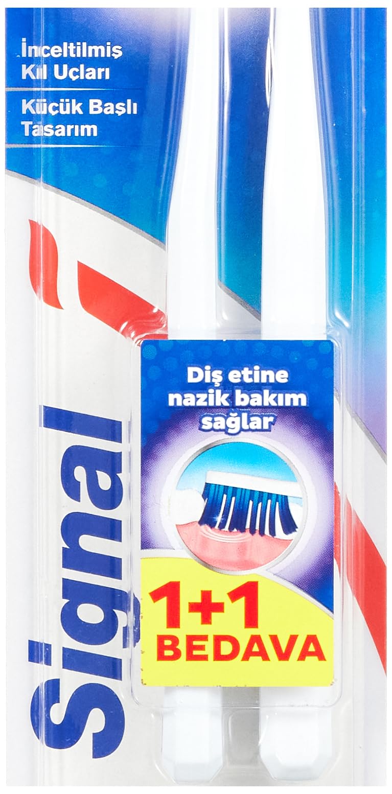 Signal Nazik Diş Eti Bakımı 2'li Yumuşak Diş Fırçası 2li paket