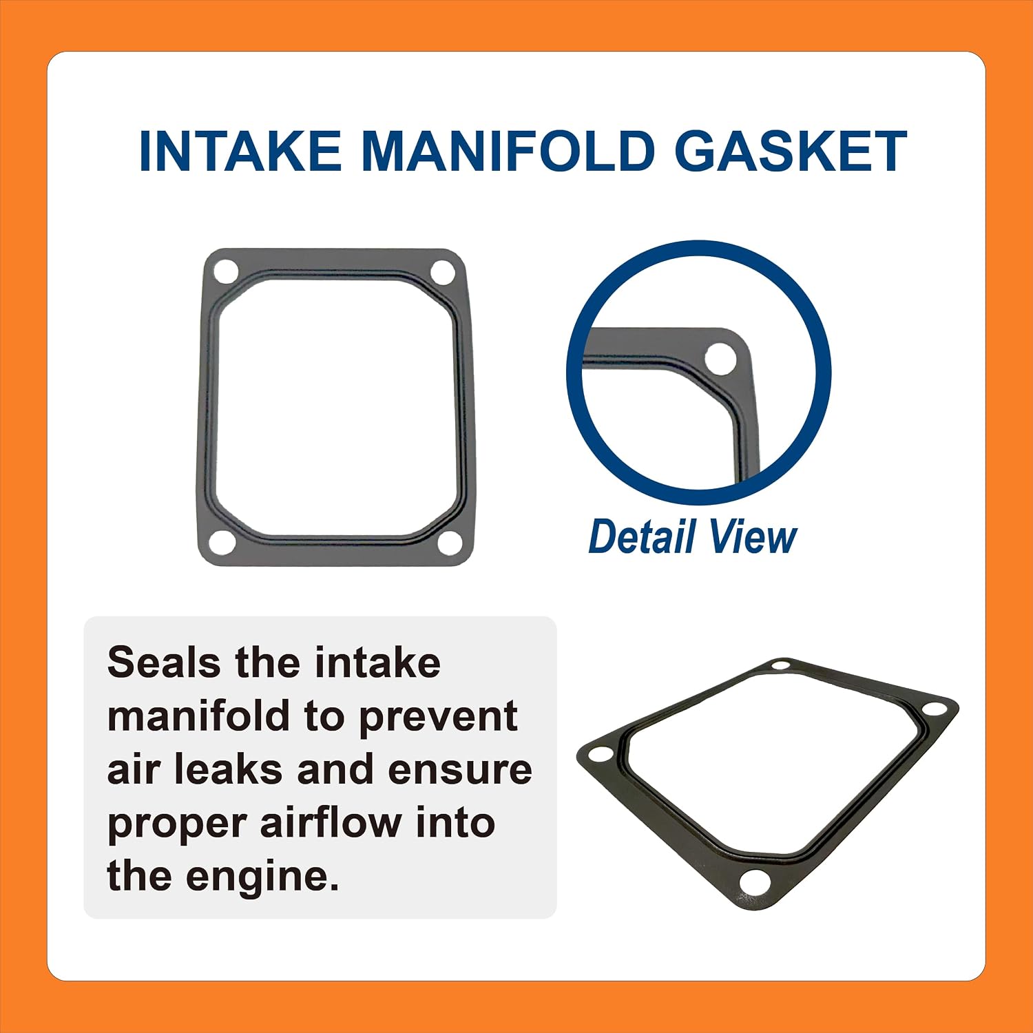 BTS-1842592C91 EGR Mixer Seal Kit, Compatible with Navistar DT466E / DT570E / DT530E, 1 Set Aftermarket Replacement for OEM 1842592C91, Kit de Sellos del Mezclador EGR