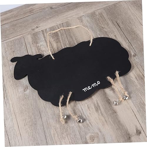 Miniatura 3 de Tofficu 2 mini pizarras de tiza en forma de oveja, pizarra colgante para decoración del hogar, bodas, manualidades, letreros de jardín, mensajes