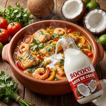 Leite de Coco Tradicional SoCoco 200ml | Traditional Brazilian Coconut Milk | Whole Coconut Milk