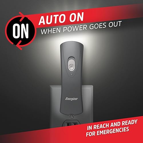 Miniatura 2 de Energizer Weatheready - Luz de mano compacta recargable, linterna LED de emergencia, encendido automático, batería incorporada incluida, 3 unidades