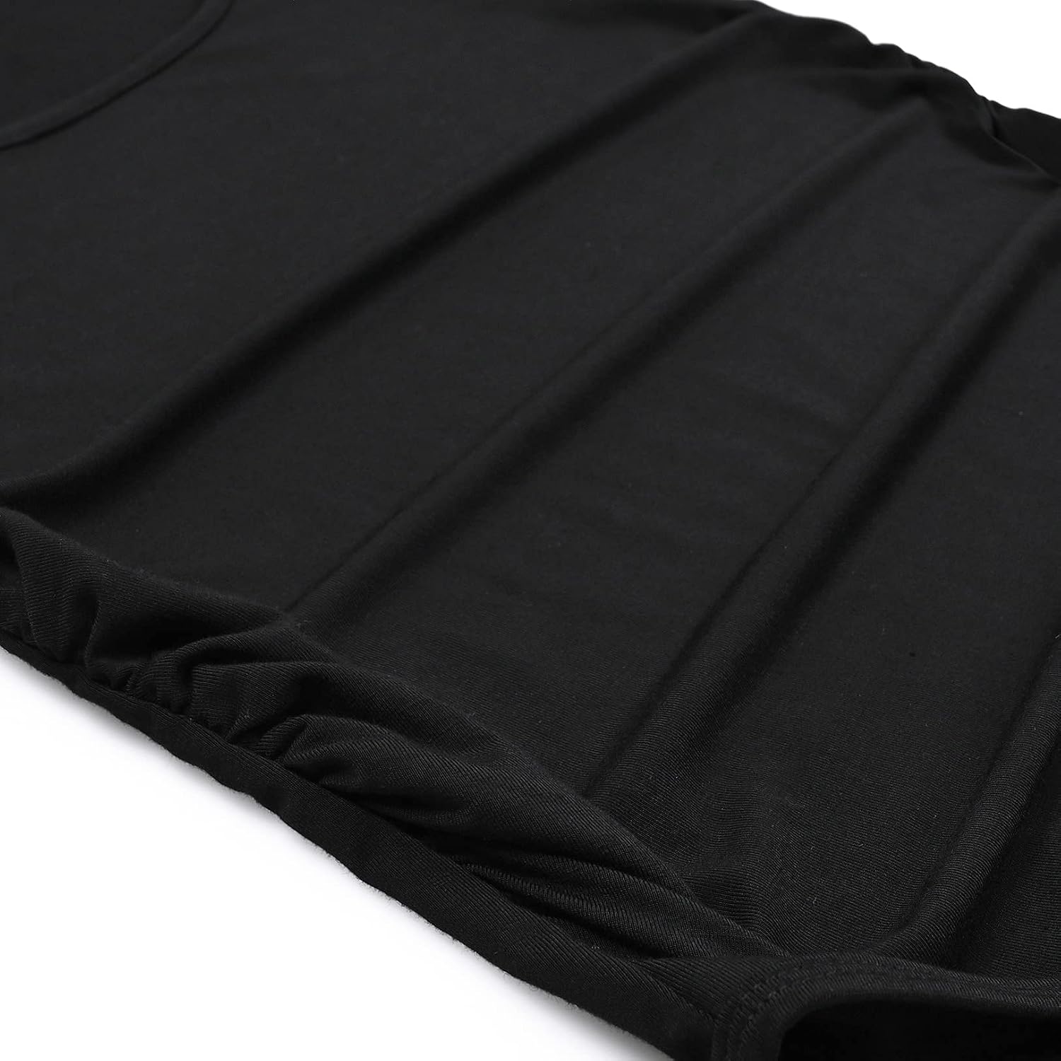 Maternity Bodysuit Scoop Neck 3/4 Sleeve Basic Maternity Shirt for Photoshoot