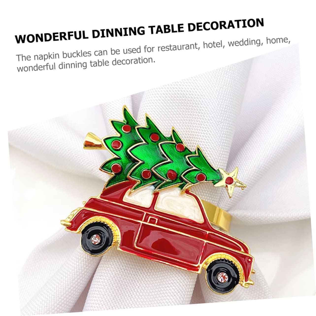 OUNONA 18stücke Weihnachtsserviettenringe Aus Metall Elegante Napkin Buckle Für Festliche Tischdekoration Bei Hochzeiten Partys Und Festen