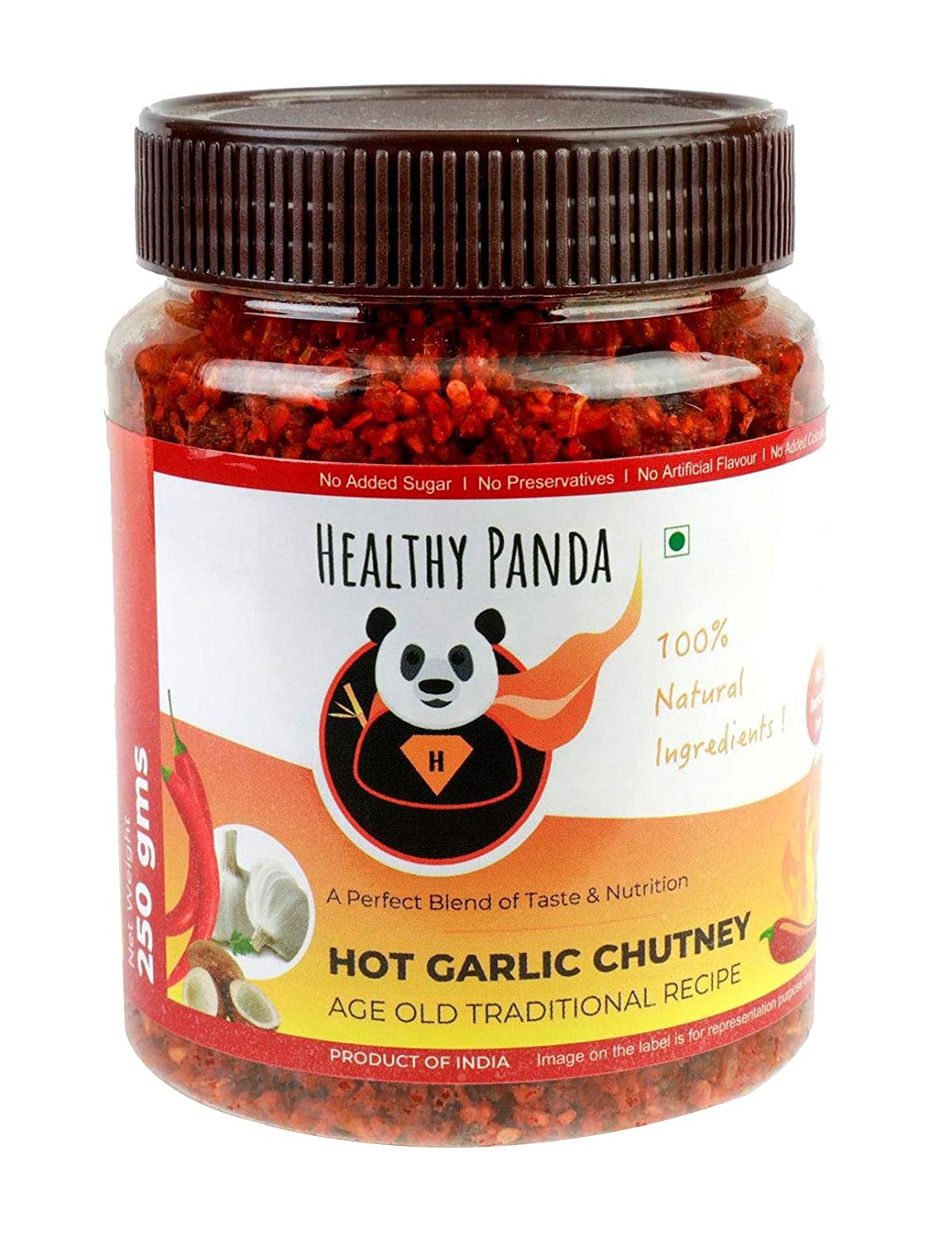 HEALTHY PANDA Hot Garlic Chutney Lasun Chantni, Belloli Chatani, Chilli Garlic Chutni (100% Natural & Healthy) - 125 Gram (B08YNNFQ9J) Amazon Price History, Amazon Price Tracker