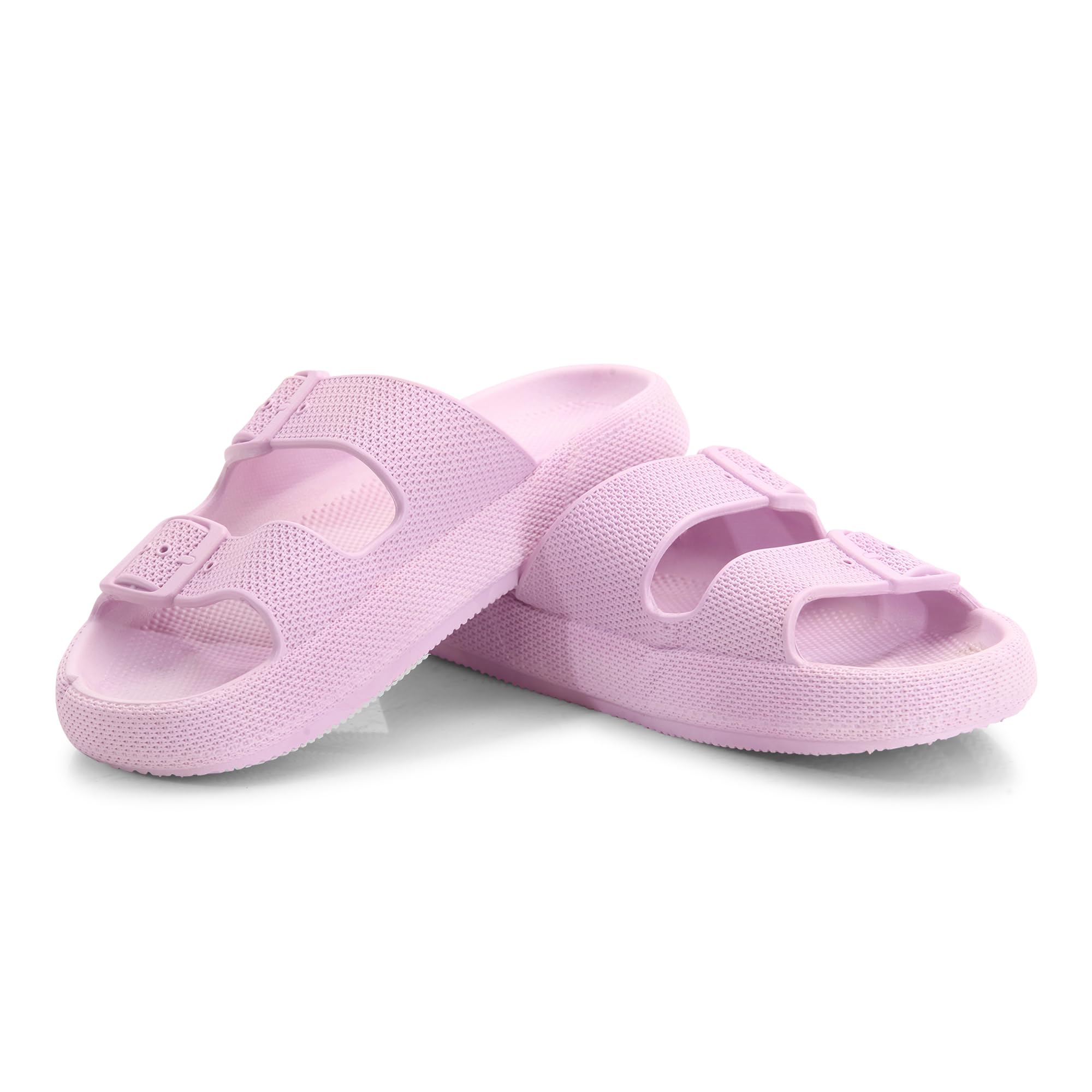KICKFREE Comfort Meets Elegance Womens Platform Slippers - Stylish Black Slippers with Adjustable Buckle Design. Ideal for Casual & Outdoor Wear, Providing All-Day Comfort & Support for Any Occasion (Purple) (B0CJ7VC7NF) Amazon Price History, Amazon Price Tracker