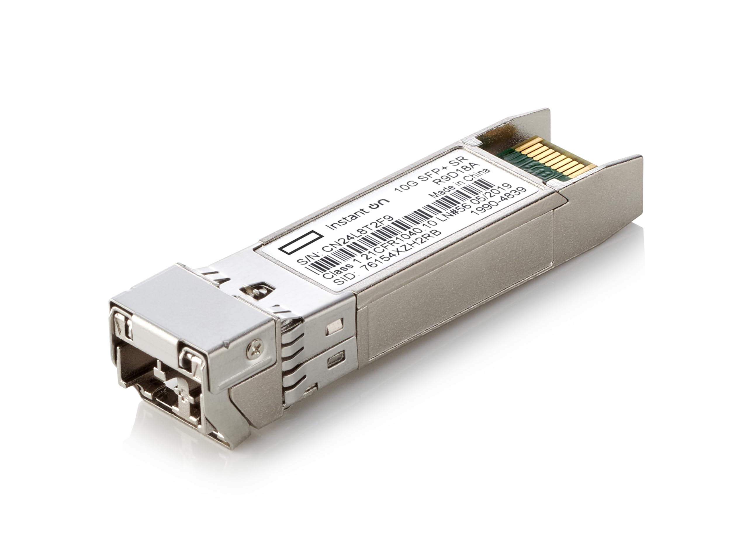 HPE Networking Instant On 10G SFP+ LC SR Transceiver for Connections Up to 300 Meters (R9D18A)