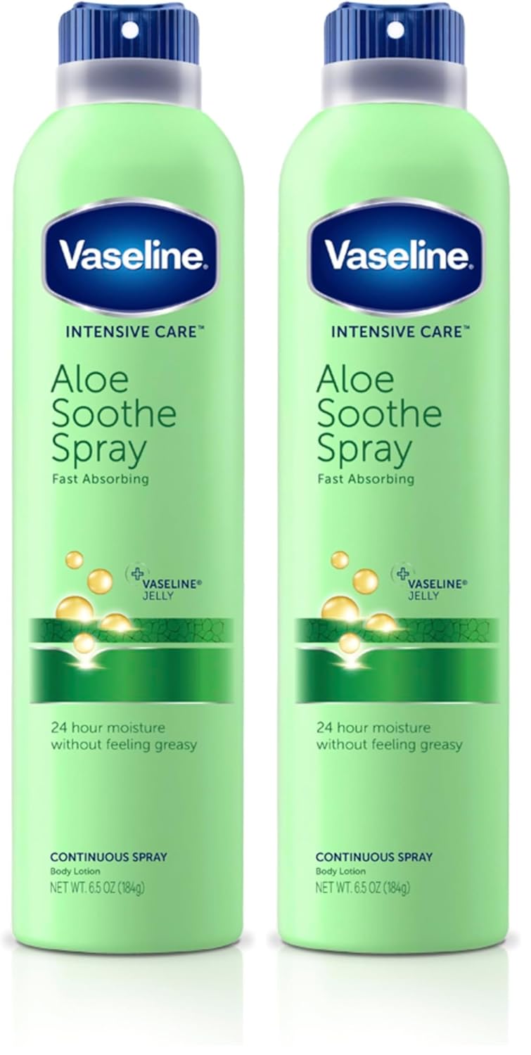 Vaseline® Intensive Care™ Aloe Soothe Spray, 6.5 Oz (Pack of 2)
