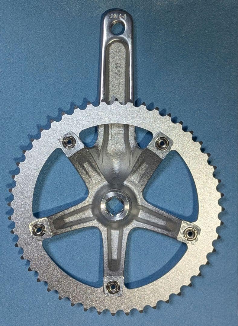 SKEACE スクエアテーパー ピスト用クランク 165mm 48T 楽天市場