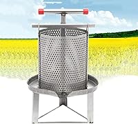 Vista 11 de Prensa manual de uva de 3.3 galones para hacer jugo de vino, prensa de miel de fruta grande, extractor de prensa de jugo de uva de sidra de manzana