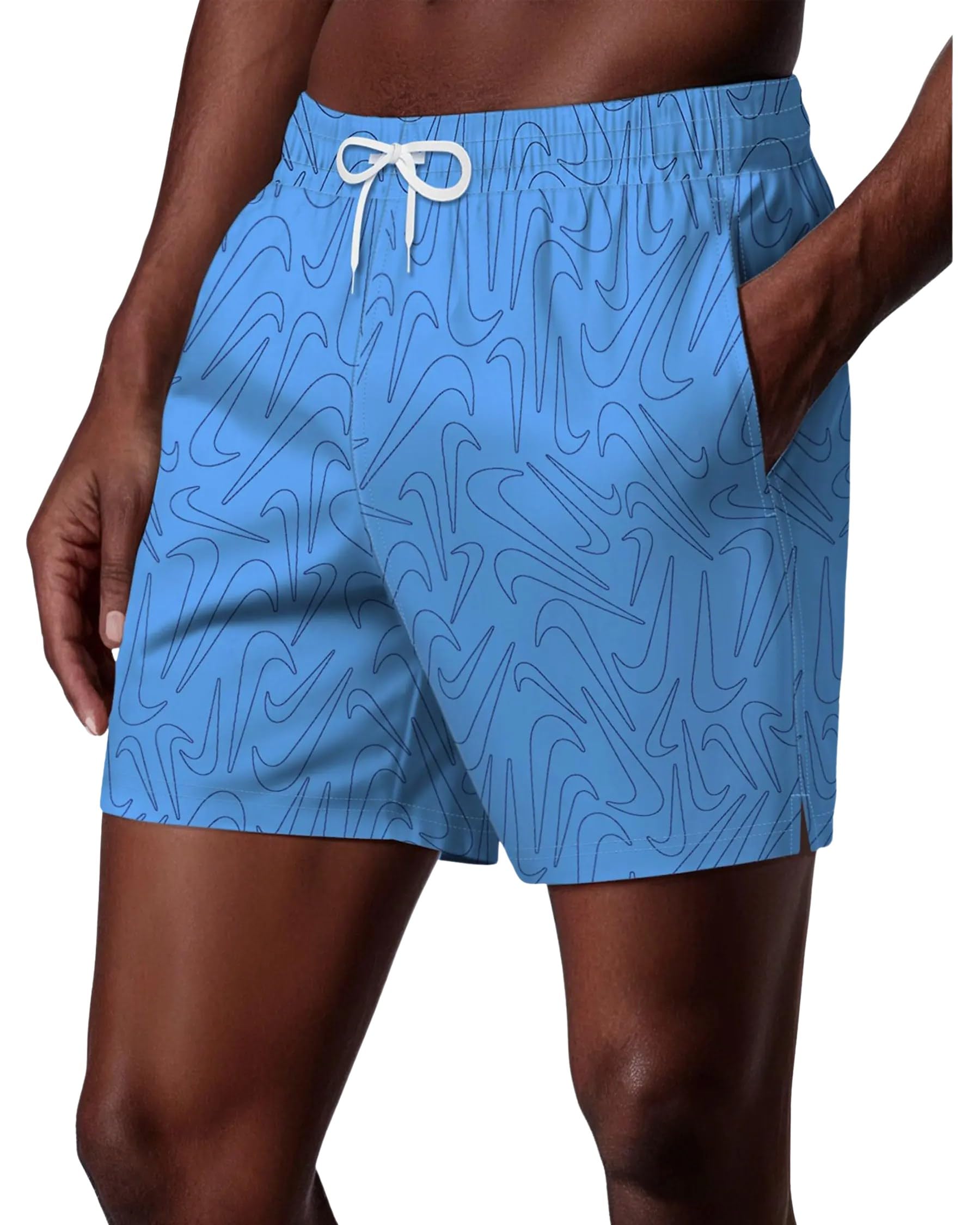 Nike Nike Swim Breaker Tossed Swoos 5" Volley Short University Blue Swim Trunks Bebé-Niñas