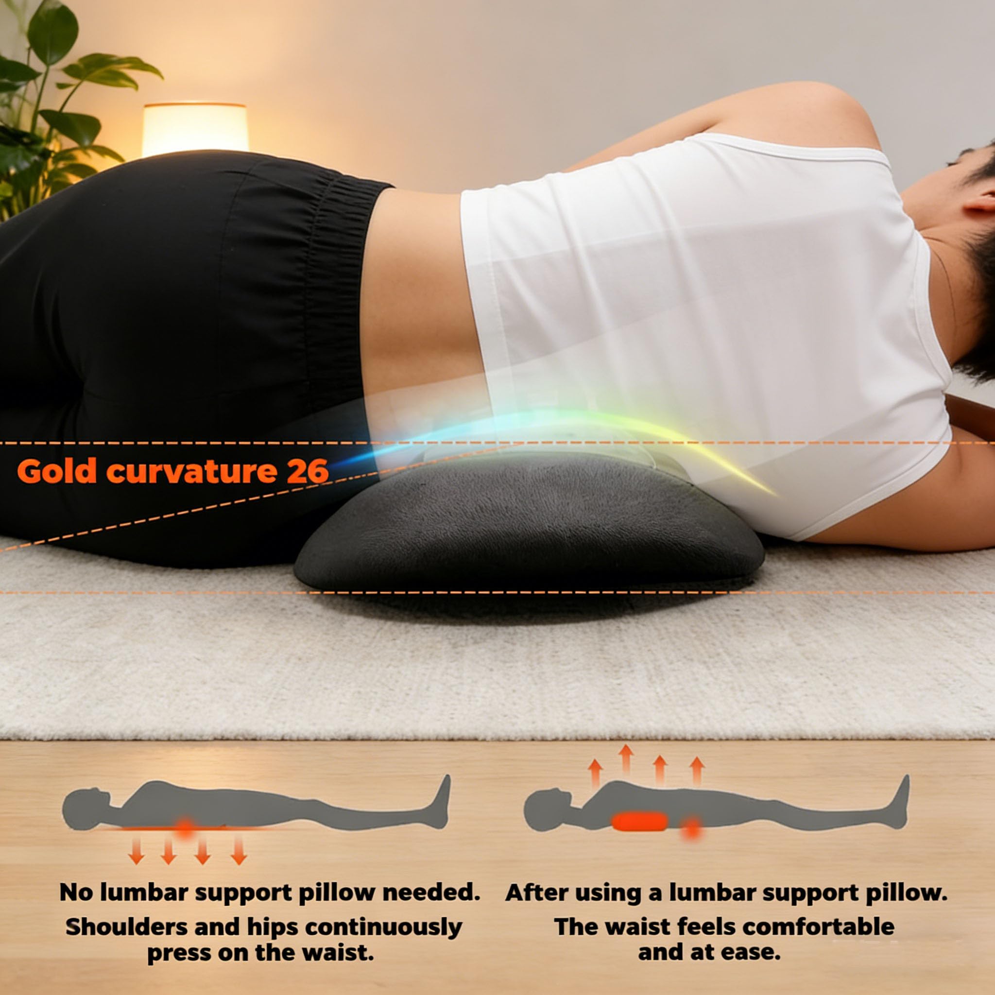 Vertofix 3-Zonen Tiefenwärme-Massagegerät, 2026 Upgrade Triple Method Massager - Traction Lifting Vibration Massages & Hot Compress, Rücken Massage Für Büro, Zuhause, Reise (A,Akku Version)