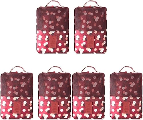 Cabilock Travel Shoe Bag Travel Shoe Bag Travel Shoe Bags 6pcsbags Organizer Trip Daily Travel Portable Bags Shoes Business Use Pouches Travel Shoe