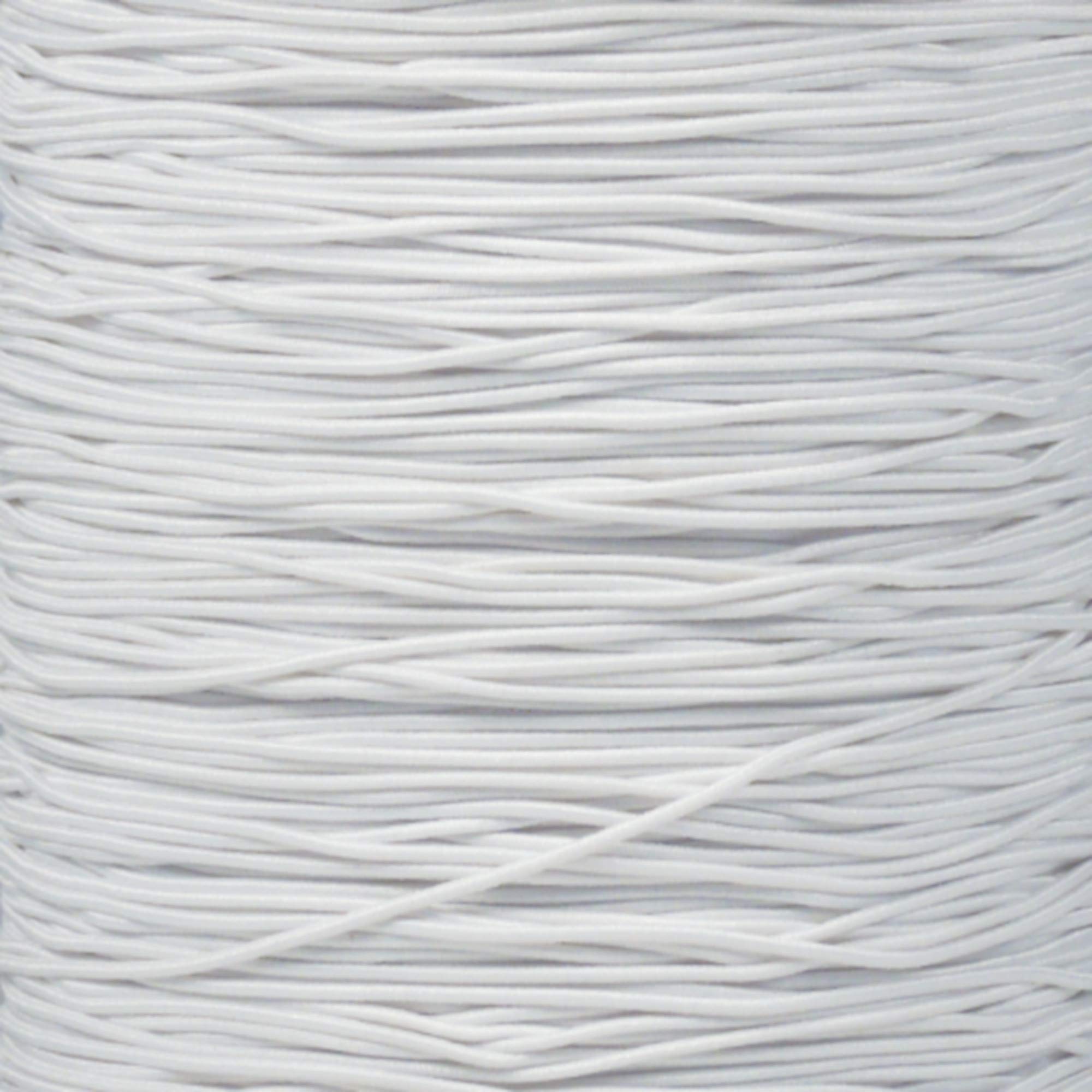 1/32” Elastic Cord Beading Crafting Stretch String – Choose from 10, 25, 50, 100, and 1300 Feet, Made in USA — image 1