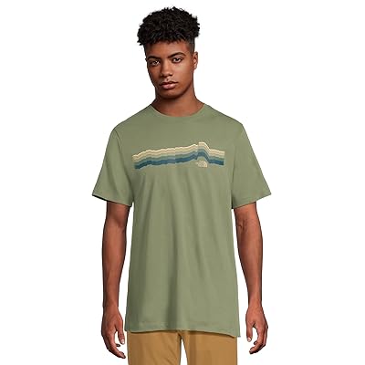 The North Face Evolution Tequila Sunrise Short Sleeve T Shirts Graphic Men