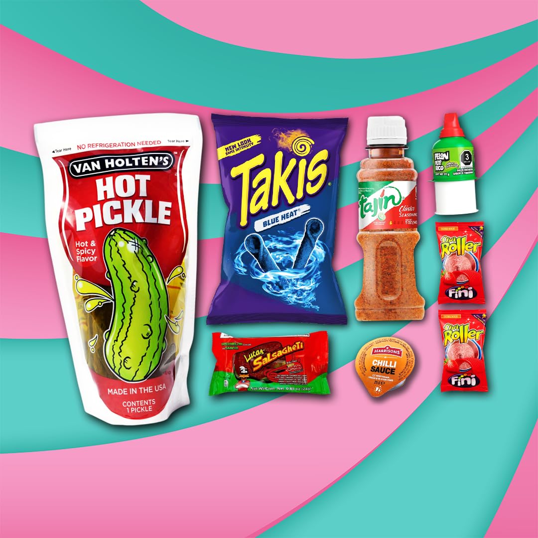 Buy Tubbees Mega Takis Blue Heat Chamoy Pickle Kit, Van Holten's Pickle