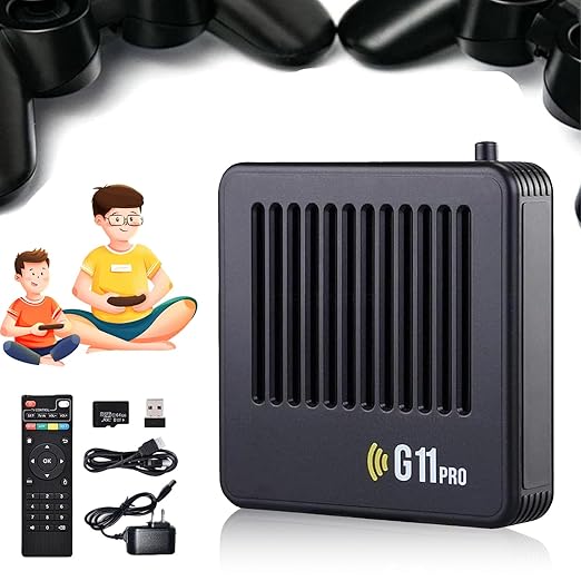 Retrowave G11 Pro Retro-Konsole - 100.000 Spiele, 4K UHD, 4 Kabellose Controller Inklusive