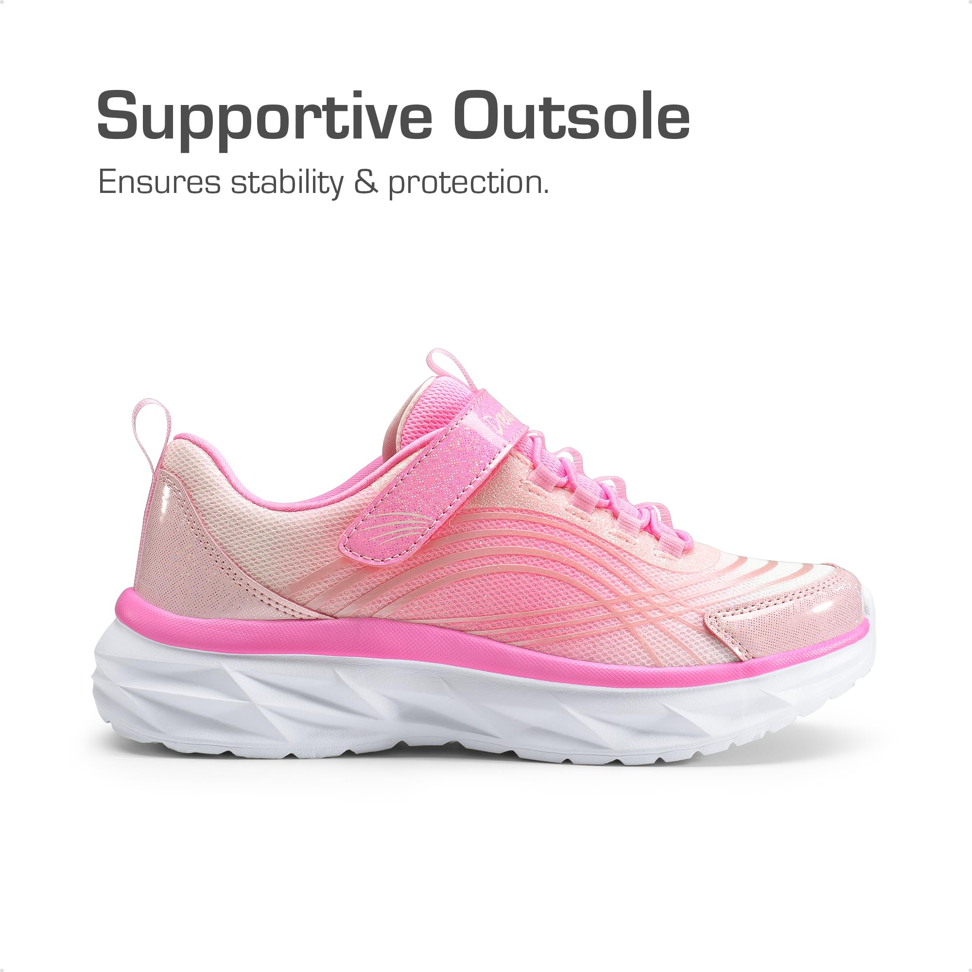 DREAM PAIRS Scarpe sportive per ragazze Sparkle Scarpe casual per passeggiate per ragazze
