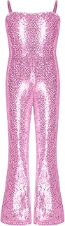 Chándal metalizado para niños y niñas, años 70 80, color rosa, 170-176, Color: rosa., 170/176 cm