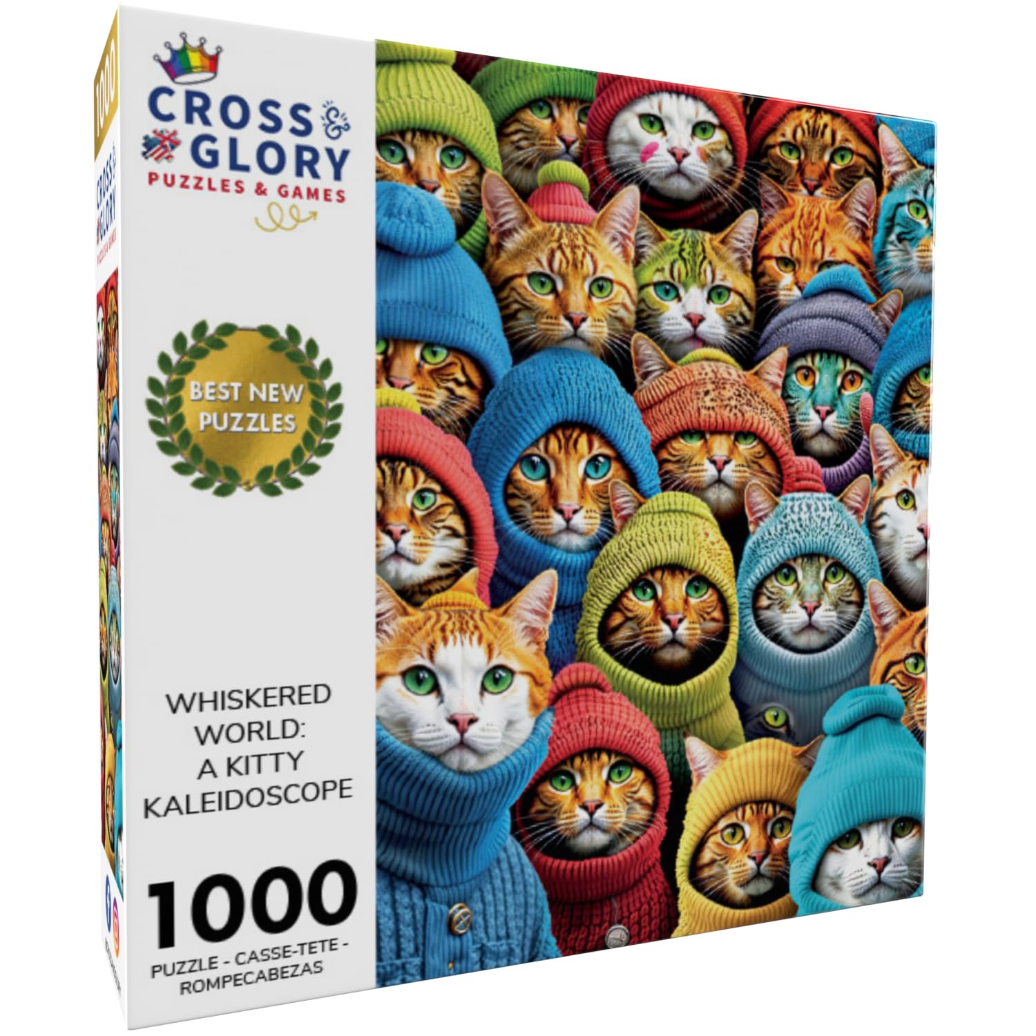 Amazon.com: Cross & Glory - Whiskered World: A Kitty Kaleidoscope