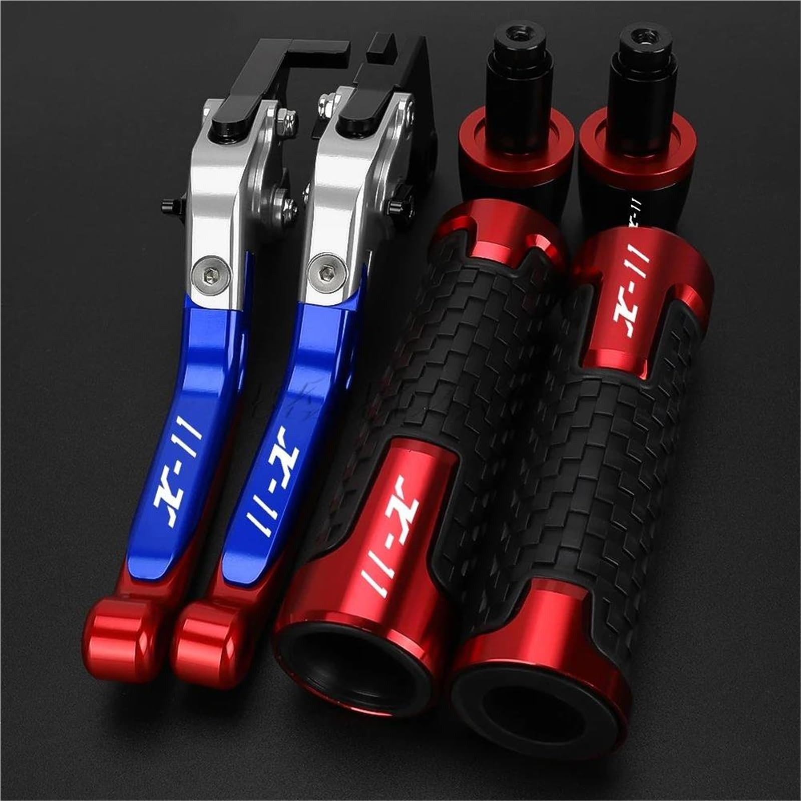 Leviers de frein pliables Honda X11 et embouts de guidon moto réglables