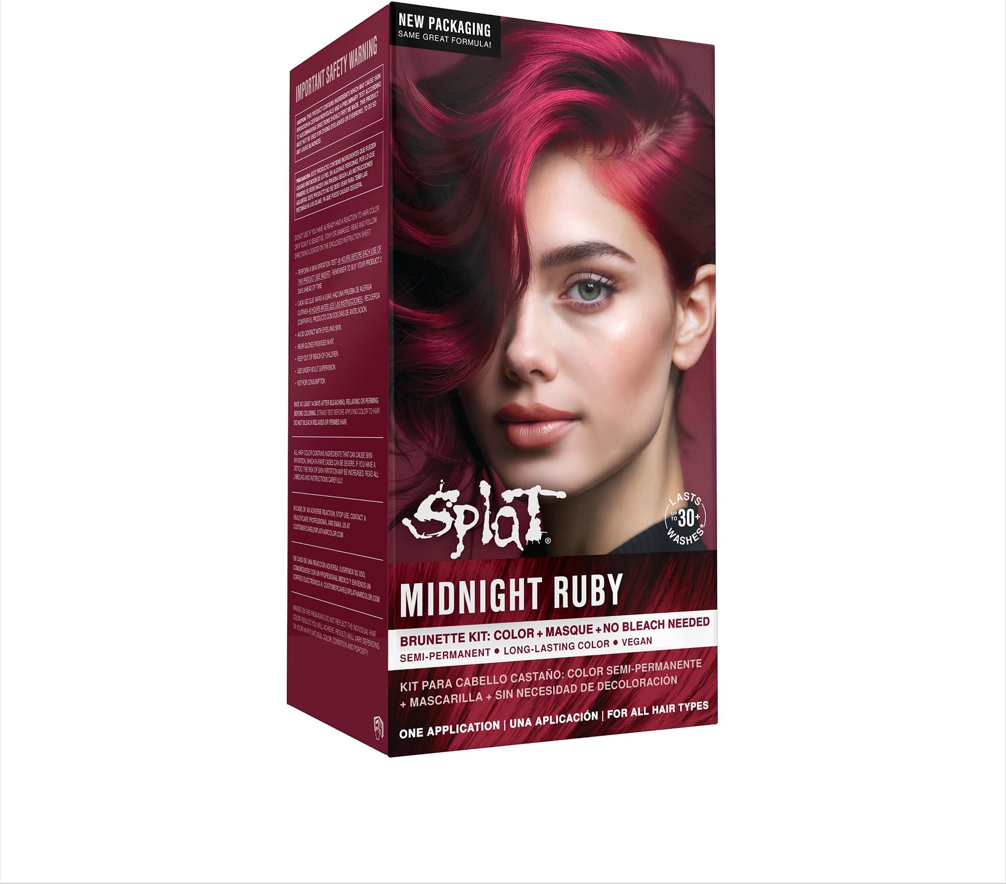 Splat Midnight Hair Color Ruby 6.0 Ozruby