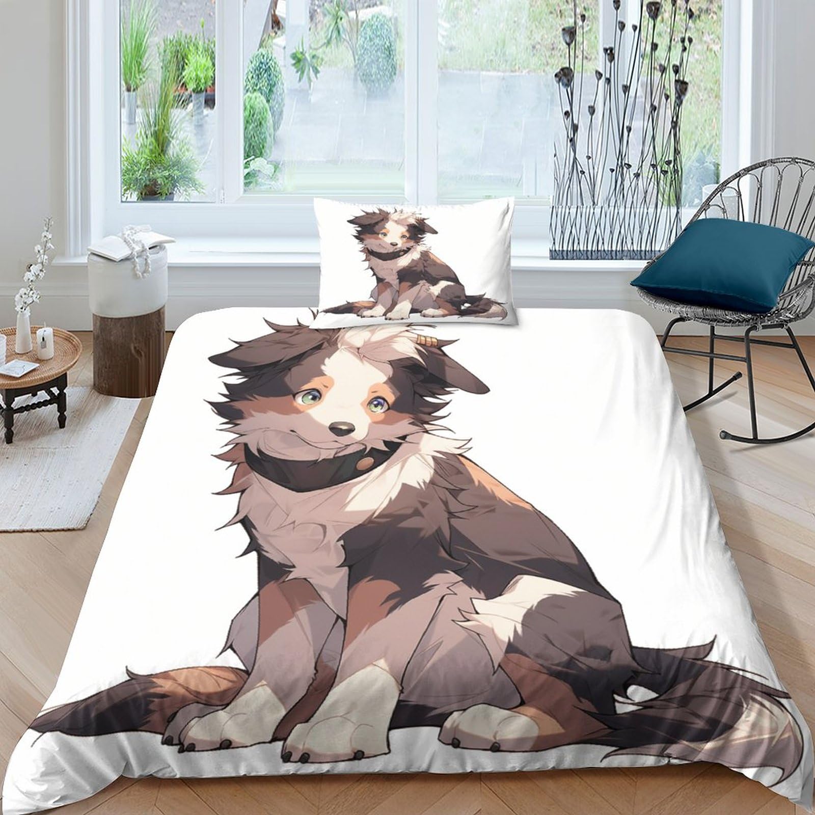 Housses de couettes microfibre single 135x200 pour literie d'enfant facile à laver et repasser