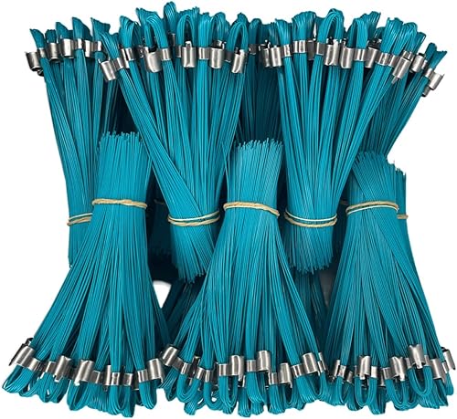 Stake Chaser - Bigotes azules de 6 pulgadas, 1000 unidades (solo banderas, sin clavos) para topografía, diseño de paisaje, marcadores de