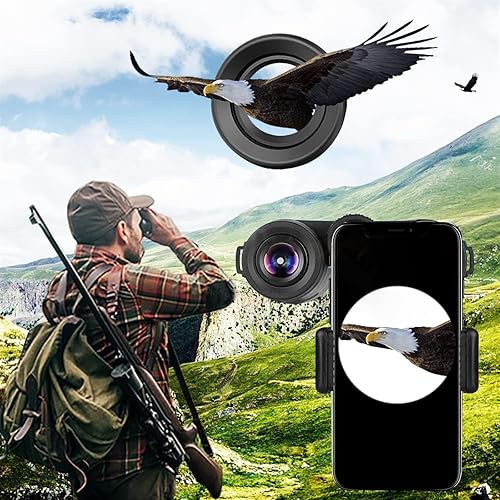 Miniatura 2 de Prismáticos de 12 x 42 pulgadas para adultos de alta potencia, binoculares de alta definición, telescopio de mano, binoculares impermeables para